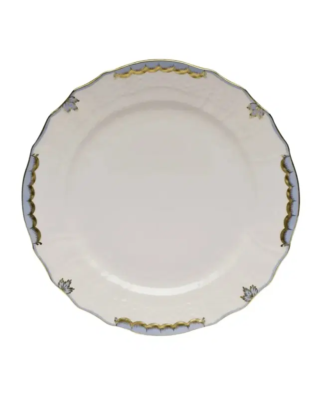 Herend Princess Victoria Light Blue Service Plate