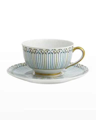 Haviland & Parlon Jardin Teacup & Saucer Set | Thumbnail 1