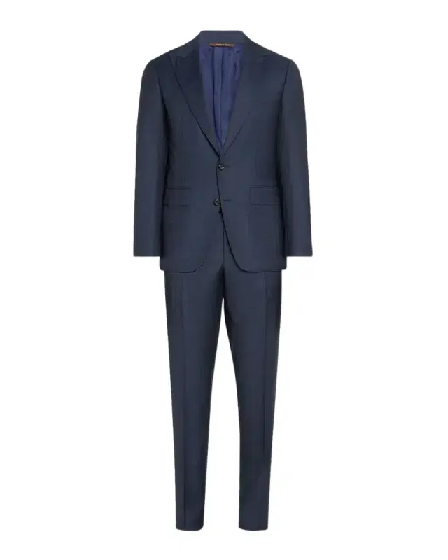 Men 's Heathered Wool Two-Piece Suit