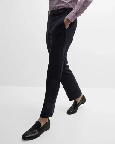 ZANELLA Men's Devon Wool Serge Trousers | Thumbnail 5 ZANELLA Men's Devon Wool Serge Trousers | Thumbnail 5