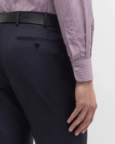 ZANELLA Men's Devon Wool Serge Trousers | Thumbnail 6 ZANELLA Men's Devon Wool Serge Trousers | Thumbnail 6