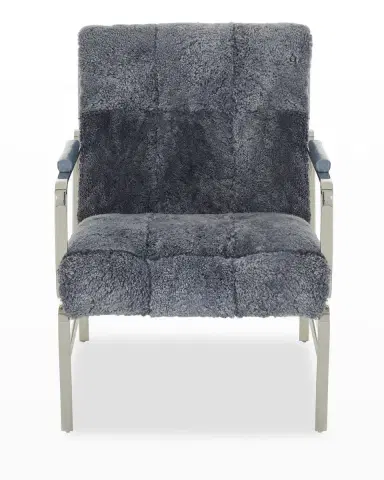 Massoud Iris Shearling Chair | Thumbnail 2 Massoud Iris Shearling Chair | Thumbnail 2