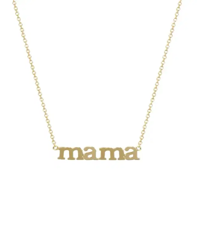 Jennifer Meyer 18k Mama Pendant Necklace