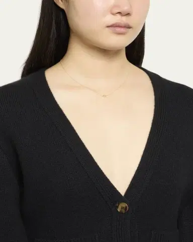 Jennifer Meyer 18k Mini Hamsa Necklace with Diamond Accent | Thumbnail 2