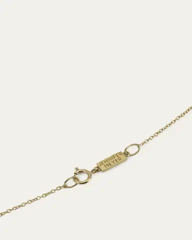 Jennifer Meyer 18k Mini Hamsa Necklace with Diamond Accent | Thumbnail 4