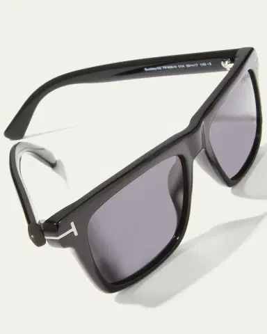 Tom Ford Men's Buckley-02 Square Acetate Sunglasses | Thumbnail 4