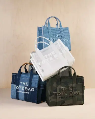 Marc Jacobs The Denim Small Tote Bag | Thumbnail 4