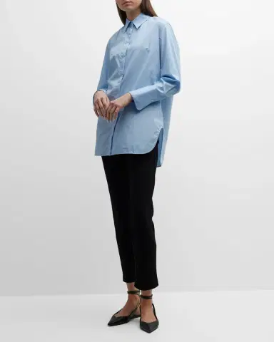 Eileen Fisher Washable Stretch Crepe Slim Ankle Pants | Thumbnail 7
