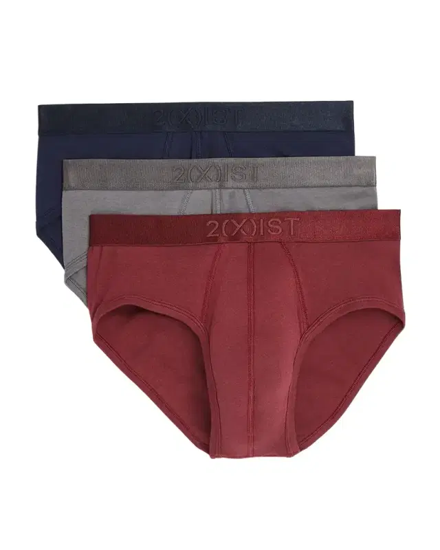 Men 's 3-Pack Pima Cotton Contour Pouch Briefs