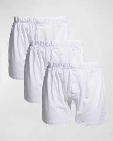 2XIST Men's 3-Pack Pima Cotton Knit Boxers | Thumbnail 2