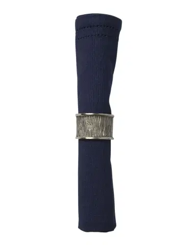 Blue Pheasant Ellery Pewter Napkin Rings, Set of 4 | Thumbnail 1