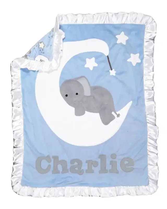 Boogie Baby Personalized Goodnight Moon Blanket