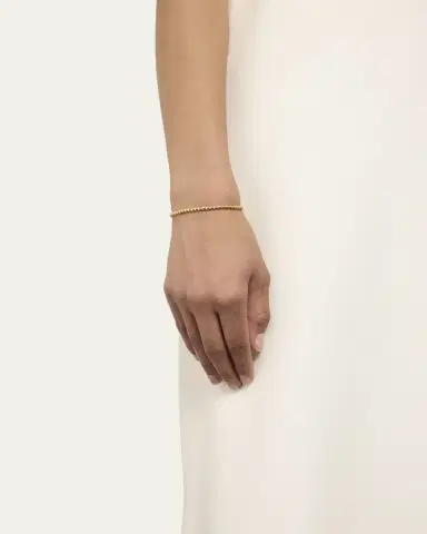 Jennifer Meyer 18k Mini Bezel Tennis Bracelet | Thumbnail 2