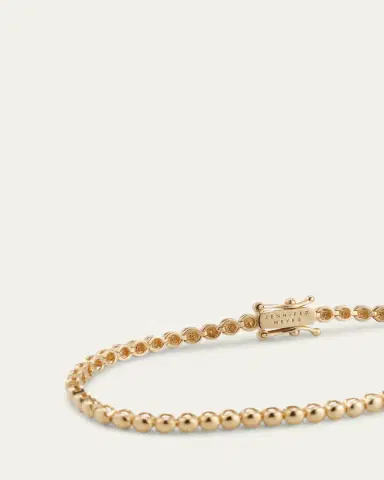 Jennifer Meyer 18k Mini Bezel Tennis Bracelet | Thumbnail 3