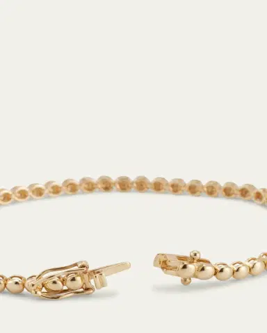 Jennifer Meyer 18k Mini Bezel Tennis Bracelet | Thumbnail 4