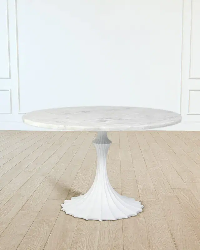 48" Marble Top Dining Table