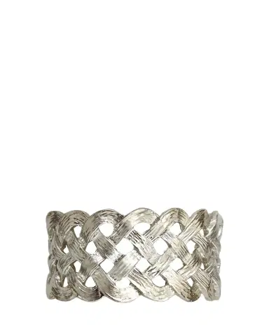 L'Objet Platinum Braid Napkin Rings Jewels, Set of 4 | Thumbnail 1 L'Objet Platinum Braid Napkin Rings Jewels, Set of 4 | Thumbnail 1