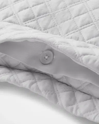 Ralph Lauren Home Quilted Sateen Argyle Standard Sham | Thumbnail 4