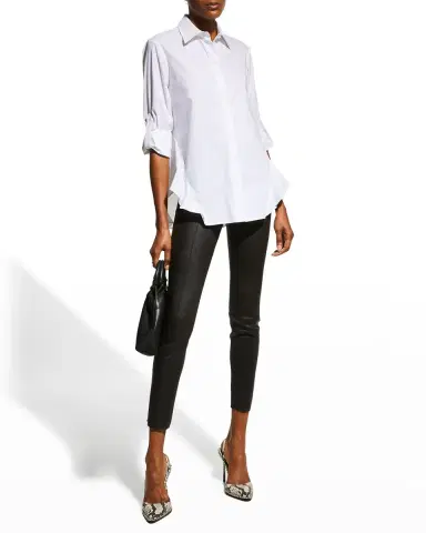 Finley Agatha Side-Flounce Poplin Shirt | Thumbnail 2 Finley Agatha Side-Flounce Poplin Shirt | Thumbnail 2