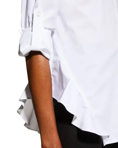 Finley Agatha Side-Flounce Poplin Shirt | Thumbnail 5 Finley Agatha Side-Flounce Poplin Shirt | Thumbnail 5