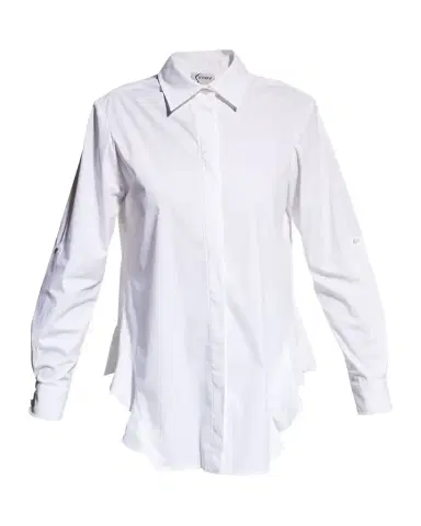 Finley Agatha Side-Flounce Poplin Shirt | Thumbnail 1 Finley Agatha Side-Flounce Poplin Shirt | Thumbnail 1
