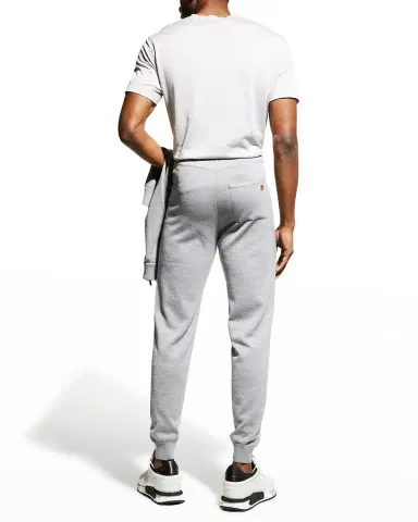 Corneliani Men 's Wool-Blend Jogger Pants | Thumbnail 3 Corneliani Men 's Wool-Blend Jogger Pants | Thumbnail 3