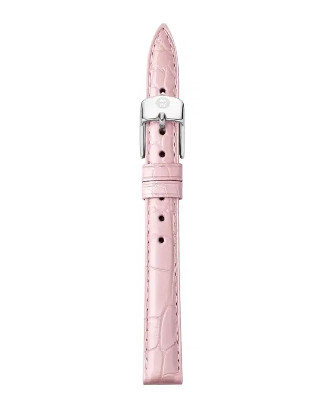 MICHELE Lilac Alligator Watch Strap, 14mm