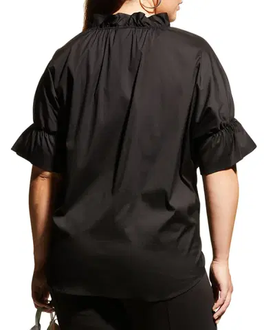 Finley Plus Size Crosby Solid Ruffle Shirt | Thumbnail 3