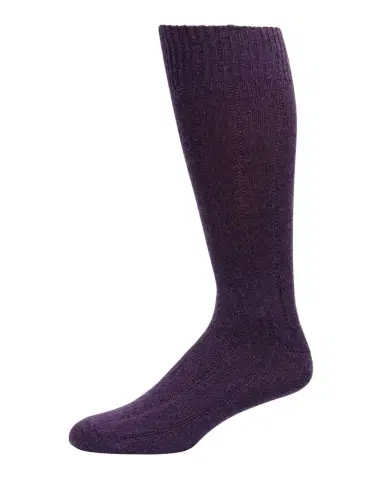 Neiman Marcus Men's Rib Cashmere Crew Socks | Thumbnail 1 Neiman Marcus Men's Rib Cashmere Crew Socks | Thumbnail 1