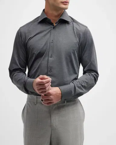 Eton Men's Slim Fit 4-Way Stretch Dress Shirt | Thumbnail 5 Eton Men's Slim Fit 4-Way Stretch Dress Shirt | Thumbnail 5