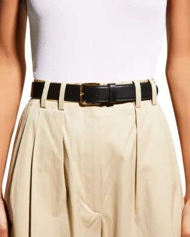 THE ROW Classic Calf Leather Belt | Thumbnail 1