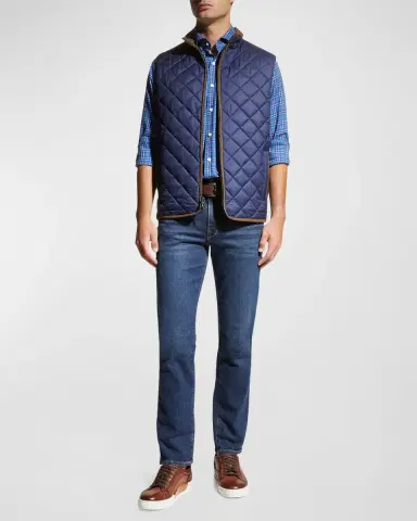 Peter Millar Men's Essex Quilted Vest | Thumbnail 3