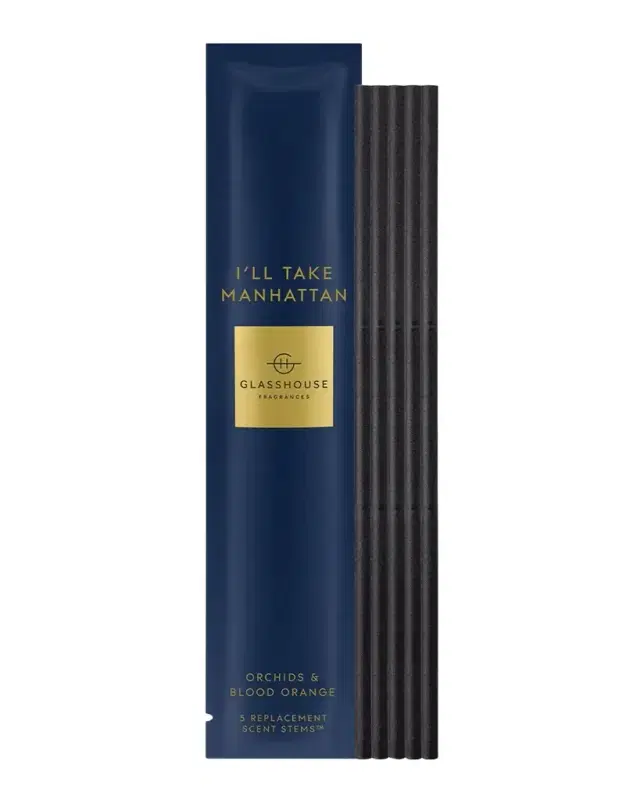 Glasshouse Fragrances I 'll Take Manhattan - 5 Replacement Scent Stems