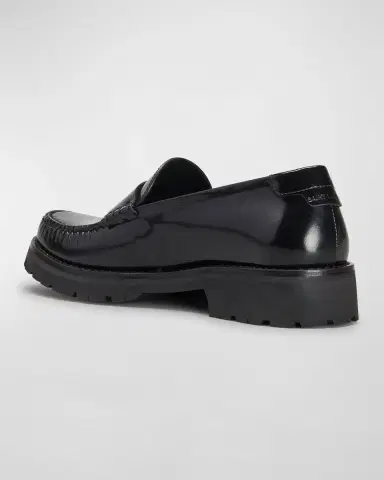 Saint Laurent Le Loafer Monogram Leather Penny Slippers | Thumbnail 2