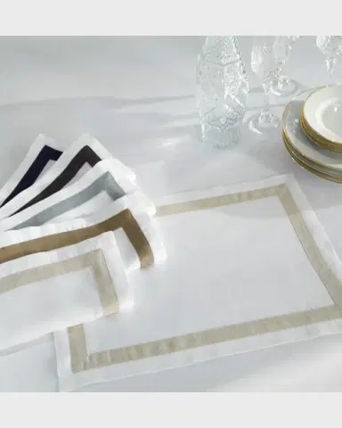 Home Treasures Fino Linen Placemats, Set of 6 | Thumbnail 2 Home Treasures Fino Linen Placemats, Set of 6 | Thumbnail 2