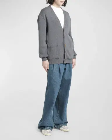 Golden Goose Knit Logo Cardigan | Thumbnail 2 Golden Goose Knit Logo Cardigan | Thumbnail 2