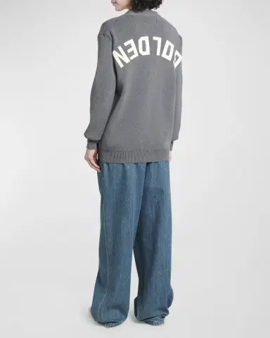 Golden Goose Knit Logo Cardigan | Thumbnail 3 Golden Goose Knit Logo Cardigan | Thumbnail 3