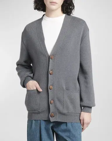 Golden Goose Knit Logo Cardigan | Thumbnail 4 Golden Goose Knit Logo Cardigan | Thumbnail 4