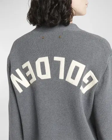 Golden Goose Knit Logo Cardigan | Thumbnail 5 Golden Goose Knit Logo Cardigan | Thumbnail 5