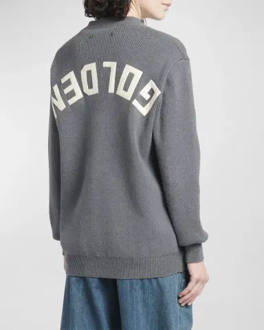 Golden Goose Knit Logo Cardigan | Thumbnail 6 Golden Goose Knit Logo Cardigan | Thumbnail 6