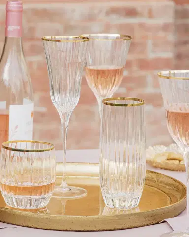 Vietri Natalia Stemmed Wine Glass, 9 oz. | Thumbnail 2