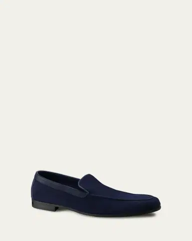 John Lobb Men's Tyne Suede Loafers | Thumbnail 5 John Lobb Men's Tyne Suede Loafers | Thumbnail 5
