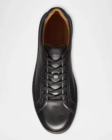 Allen Edmonds Men 's Barnes Leather Low-Top Sneakers | Thumbnail 3