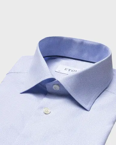 Eton Men's Contemporary Check Dress Shirt | Thumbnail 3 Eton Men's Contemporary Check Dress Shirt | Thumbnail 3