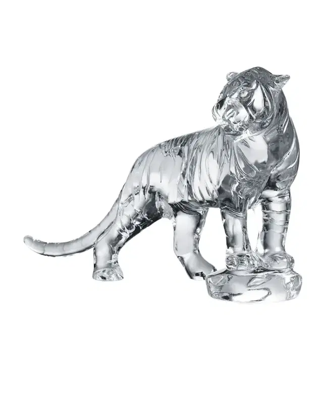 Baccarat Roaring Bengal Tiger Figurine