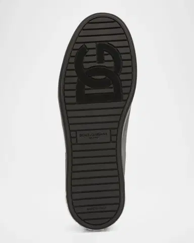 Dolce & Gabbana Men's Portofino Leather Low-Top Sneakers | Thumbnail 7 Dolce & Gabbana Men's Portofino Leather Low-Top Sneakers | Thumbnail 7