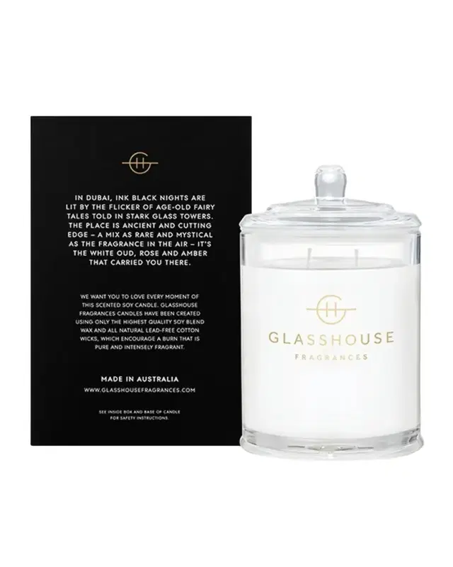 Glasshouse Fragrances 13.4 oz. Arabian Nights Scented Candle
