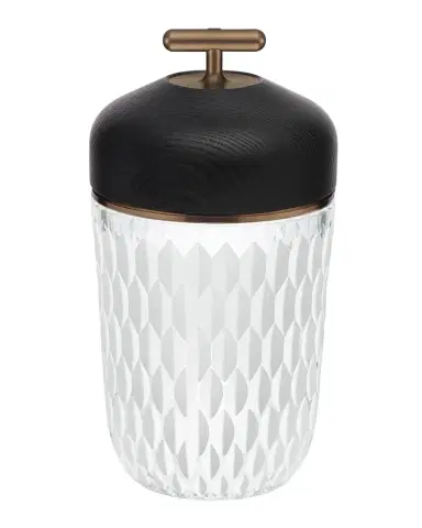 Saint Louis Crystal Folia Bronze Lamp | Thumbnail 1 Saint Louis Crystal Folia Bronze Lamp | Thumbnail 1
