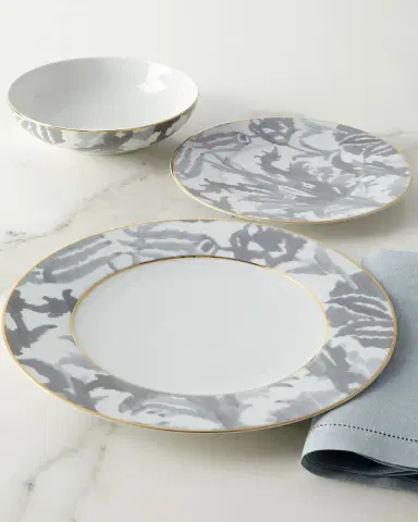 Neiman Marcus 12-Piece Seaport Grey Dinnerware Set | Thumbnail 3 Neiman Marcus 12-Piece Seaport Grey Dinnerware Set | Thumbnail 3