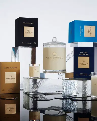Glasshouse Fragrances 13.4 oz. I 'll Take Manhattan Candle | Thumbnail 2